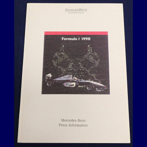 Mercedes-Benz Press Information Formula 1 1998