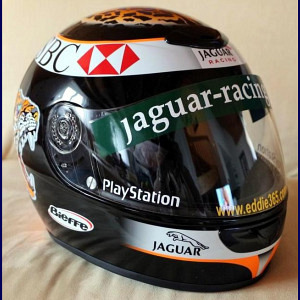 Eddie Irvine Jaguar-Helm