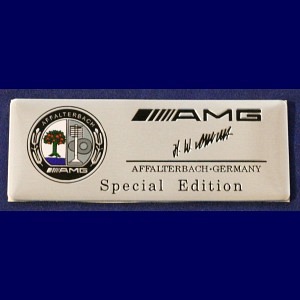 AMG Special Edition Badge 