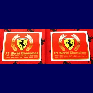 Ferrari F1 World Champions