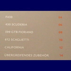 Ferrari Prospekte